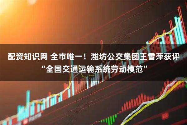 配资知识网 全市唯一！潍坊公交集团王雪萍获评“全国交通运输系统劳动模范”